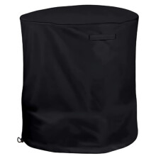 Waterproof Heavy Duty Wood Chipper Cover, UV Resistant Outdoor Protection, 33.5 x 43.3 in Black
