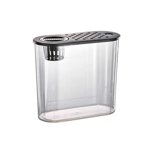 Kleines Acrylaquarium mit Deckel, klares Desktop-Aquarium für Betta, Garnelen, Büro oder Zuhause