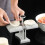 Automatic Dumpling Maker Tool with ABS Press Mold for Easy Kneading, Compact Household Design, White 2