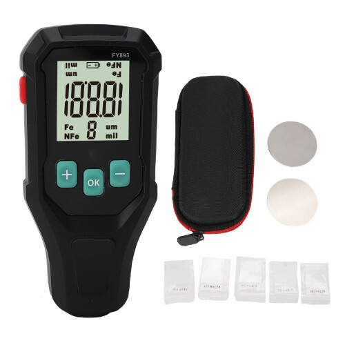 Digital Paint Thickness Meter Car Coating Depth Tester 0-1350μm 1