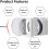 12V Digital Timer Switch with Battery Backup, 7 Day Programmable Relay for DC Solar and Lights 5