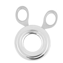 Manual Egg Shell Cutter Egg Cracker with Ergonomic Grip Stainless Steel Tool for Kitchen and Restaurant
