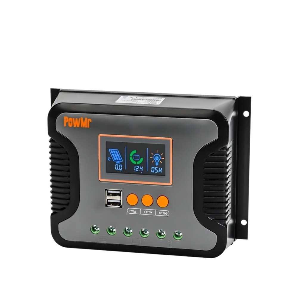 Pwm Solar Charge Controller 80A 60A 30A 12V48v With Dual Usb Smart Voltage Detection For Rv Boat Off Grid 9070919374340
