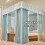 Mosquito Net Bed Canopy with 360 Protection, DoubleLayer Light Blocking, FourCorner Design for Single Bed 2x2.2m 2