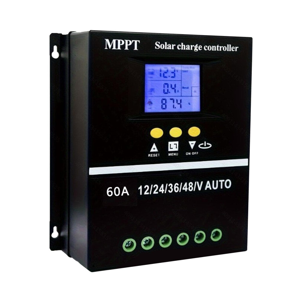 Mppt 60A Solar Charge Controller 12V48v With Lcd Display Dual Usb And Automatic Voltage Detection 9113335296169