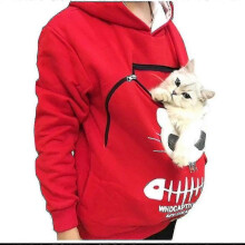 Sweatshirt Katzenliebhaber-Hoodie Känguruhund Haustierpfote Pullovers Kuschelbeutel Sweatshirt Taschentasche Tierohr-Kapuzenhaube Hochwertige