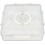 Divided Serving Tray with Handle and Lid, 5 Compartment Snack Storage Box, White Space Saving Design 5