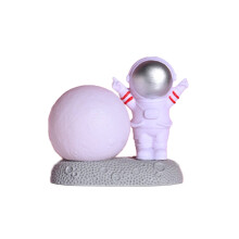 Cosmic Companion, Innovative Astronaut Design For Desktop Office, Cold Or Warm Light Adjustable
