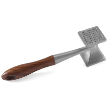 304 Stainless Steel Meat Tenderizer Hammer with DualSided Head for Tenderizing and Flattening