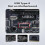 20Gbps USB 3.2 Gen 2x2 USB-C Frontpanel-Adapter mit Mainboard-Header-Verlängerungskabel, USB-C-Weibchen auf 20-Pin-USB 5