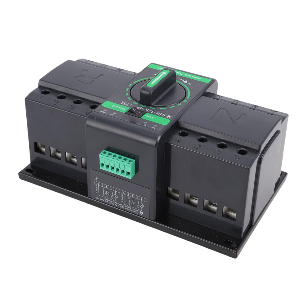 Dual Power Automatic Transfer Switch 4P 125A Ats For Home Generator Solar Backup Power 9113335296909