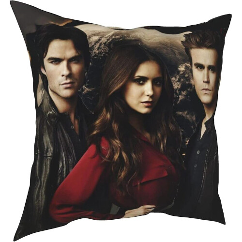 Vampire Diaries Season 8 Ριχτάρι Μαξιλαροθήκη Stefan Elena Damon Αφίσα Vampire Diaries Καλ