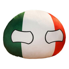 EU/Tyskland/UK/Italia Pyntepute Polandball Countryballs EU/Tyskland/UK/Italia Plush Doll anheng Pyntepute EU/Tyskland/UK/Italia
