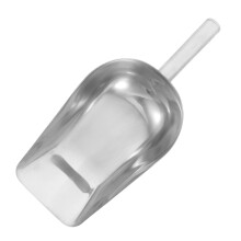 Stainless Steel Ice Scoop Large Metal Food Scoop for Kitchen Multiuse Home and Commercial Use