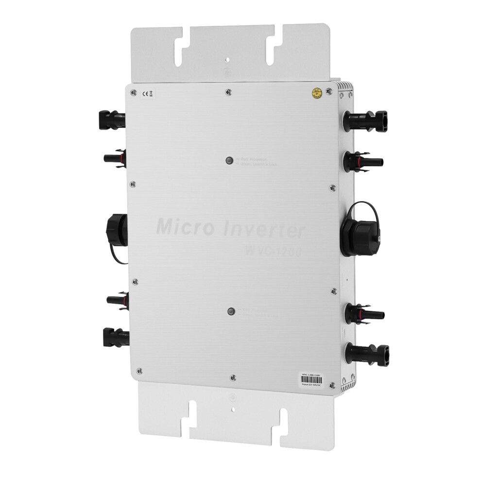 1200W Waterproof Solar Grid Tie Micro Inverter Mppt Pure Sine Wave With Lcd For 30V 36V Panels 9113335297104