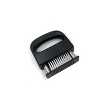48 Blade Stainless Steel Meat Tenderizer – DualSided Hammer for Steak and Chicken with Storage Bag