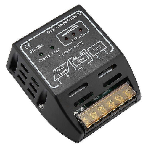 Ρυθμιστής μπαταρίας ηλιακού πάνελ 20A 12V/24V με προστασία ασφαλείας