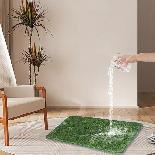 Hundegrasmatte mit Tablett, Kunstrasen-Urinmatte 2