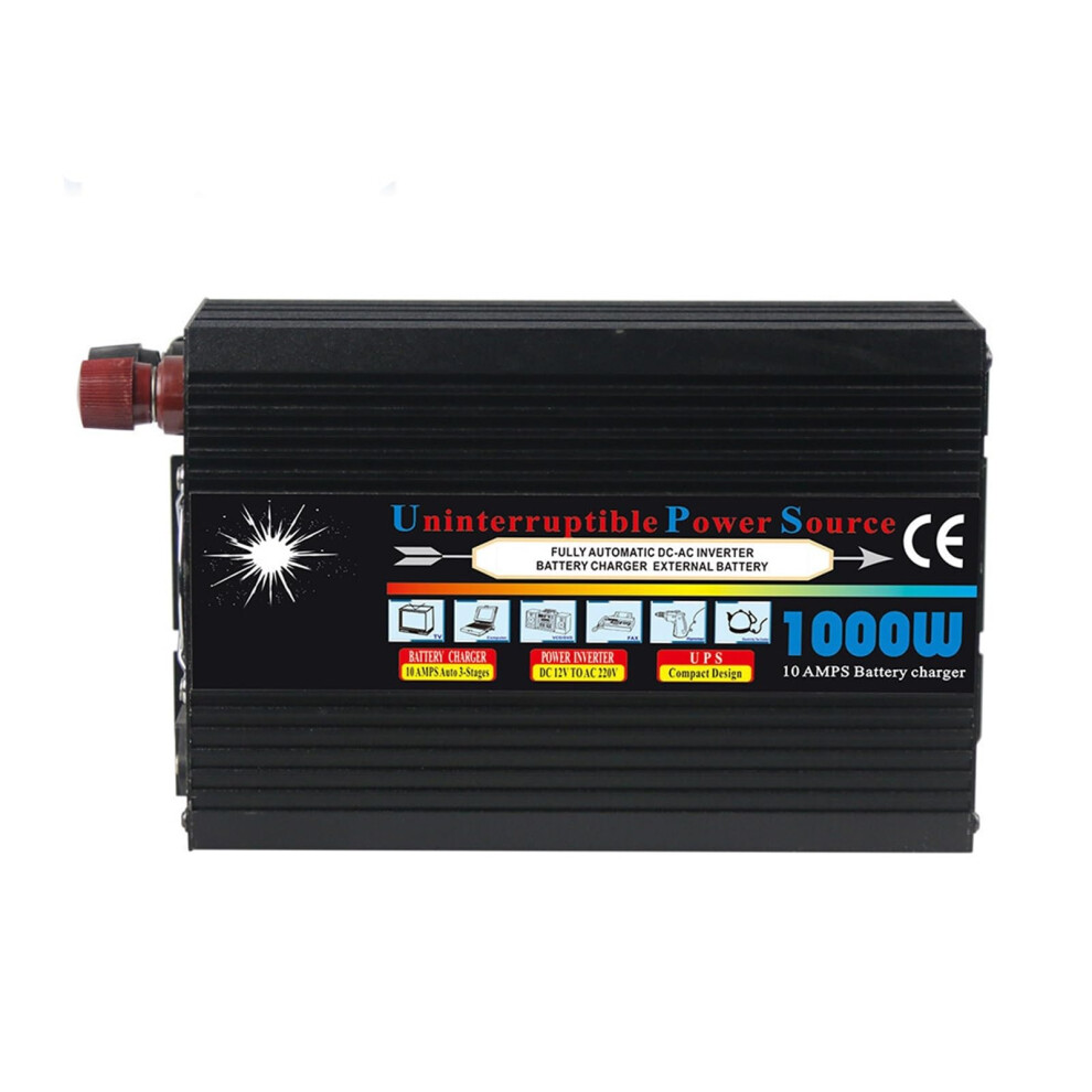 1000W Solar UPS Inverter 12V 24V with Continuous Charging and Modified Sine Wave Output