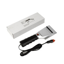 12V Heated Snow Shovel for Cars with Instant Snow Melting and Scratch Ice Removal