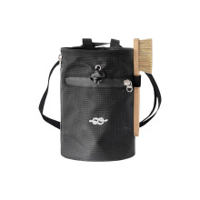 Climbing Chalk Bag with Brush and Zipper Pocket, Waterproof Bouldering Chalk Bucket