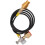 1.5m Pure Brass Soda Machine Adapter Hose, Quick Connect, Rust Resistant, Stable Pressure Flow 3