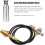 1.5m Pure Brass Soda Machine Adapter Hose, Quick Connect, Rust Resistant, Stable Pressure Flow 2