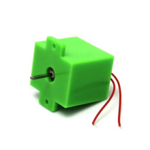 Square Green DC Motor Generator for DIY Wind Turbine Projects and Educational Models