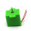 Square Wind Generator DIY Kit with Small Green DC Motor for Electronic Starter Projects 2