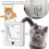 Lockable Pet Door 4 Way Locking Small Medium Large Dog Cat Flap White Frame 4