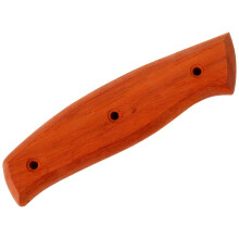 Knife Handle Replacement Solid Red Pear Wood Ergonomic Grip for Kitchen and Craft Knives 13x2.9x1 cm