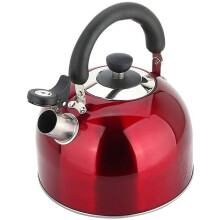 Stainless Steel Whistling Kettle for Gas and Induction, Fast Boil Tea Pot with Classic Whistle Alert