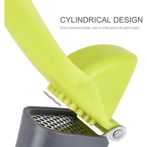 Garlic Press Stainless Steel Crusher with Ergonomic Long Handle for Easy Clean Kitchen Use 2