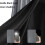 Bed Privacy Curtain for Dorm Bunk Bed, Blackout Dustproof Canopy, Grey Loft Bed Drapes 5