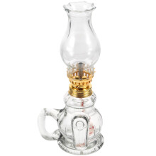 Vintage Oil Lamp with Elegant Glass Design for Home Décor and Events