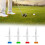 Adjustable Height Batting Tee for Baseball and Softball Training, Durable Lightweight Practice Stand 3