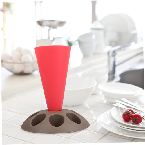 Piping Bag Holder with Nozzle Organizer Hands Cake Decorating Stand Compact Easy Clean Design 2