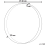 Beliani Wall Mirror PINEY 40 cm 40 cm Metal Copper 3
