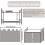 Bunk Bed Blackout Curtains for Dorm Privacy, Full Light Blocking, Black Bottom Loft, 2 Pack 4