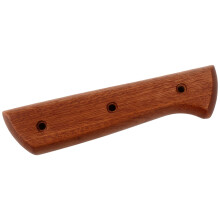 Knife Handle Replacement Solid Hardwood Ergonomic Grip for Kitchen DIY Sapele Wood 13.1x3.1x1cm