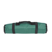Chef Knife Roll Bag 22Piece Canvas Knife Storage Organizer with Carry Handle for Outdoor Cooking Green