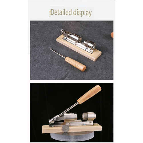 Heavy Duty Adjustable Nut Cracker Walnut and Pecan Sheller with NoSlip Grip Cast Iron 2