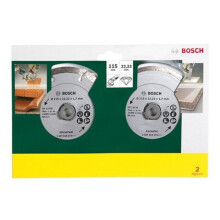 Diamantzaagbladen - BOSCH - Duopack 115 mm - Tegels - Bouwmaterialen - Kartonnen verpakking
