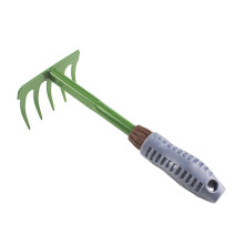 Durable Iron Pet Waste Rake and Garden Leaf Rake for WeatherResistant Outdoor Yard Cleaning