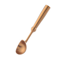 Stainless Steel Ice Cream Scoop with Ergonomic Comfort Grip for Hard Frozen Desserts, Rust Resistant