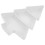 Christmas Tree Serving Platter with Sections for Candy Fruit Snacks, Festive Durable White Tray 1