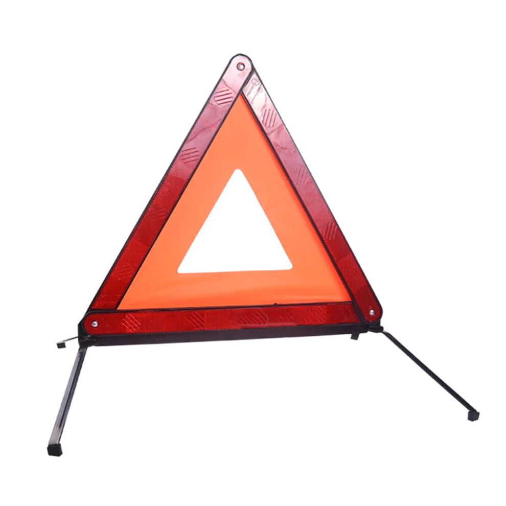Car Warning Triangle With Visibility Reflective Panels, Foldable Emergency Roadside Safety Sign 9070919379505