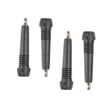 4pcs Heavy Duty Trekking Pole Tips Rubber Caps Noise Reduction Enhanced Grip for Hiking Walking