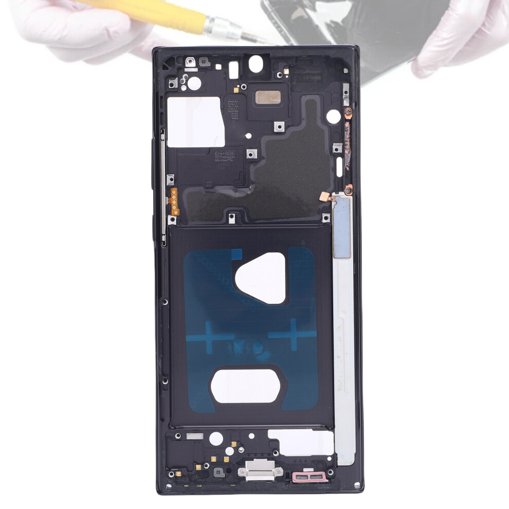 Metal Middle Frame Bezel For Galaxy Note 20 Ultra 5G Black 7631383171747