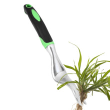 Heavy Duty Aluminum Weeding Tool with Ergonomic Grip, VShaped Manual Weed Remover for Garden